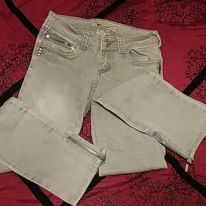 Wet Seal Gray Jeans